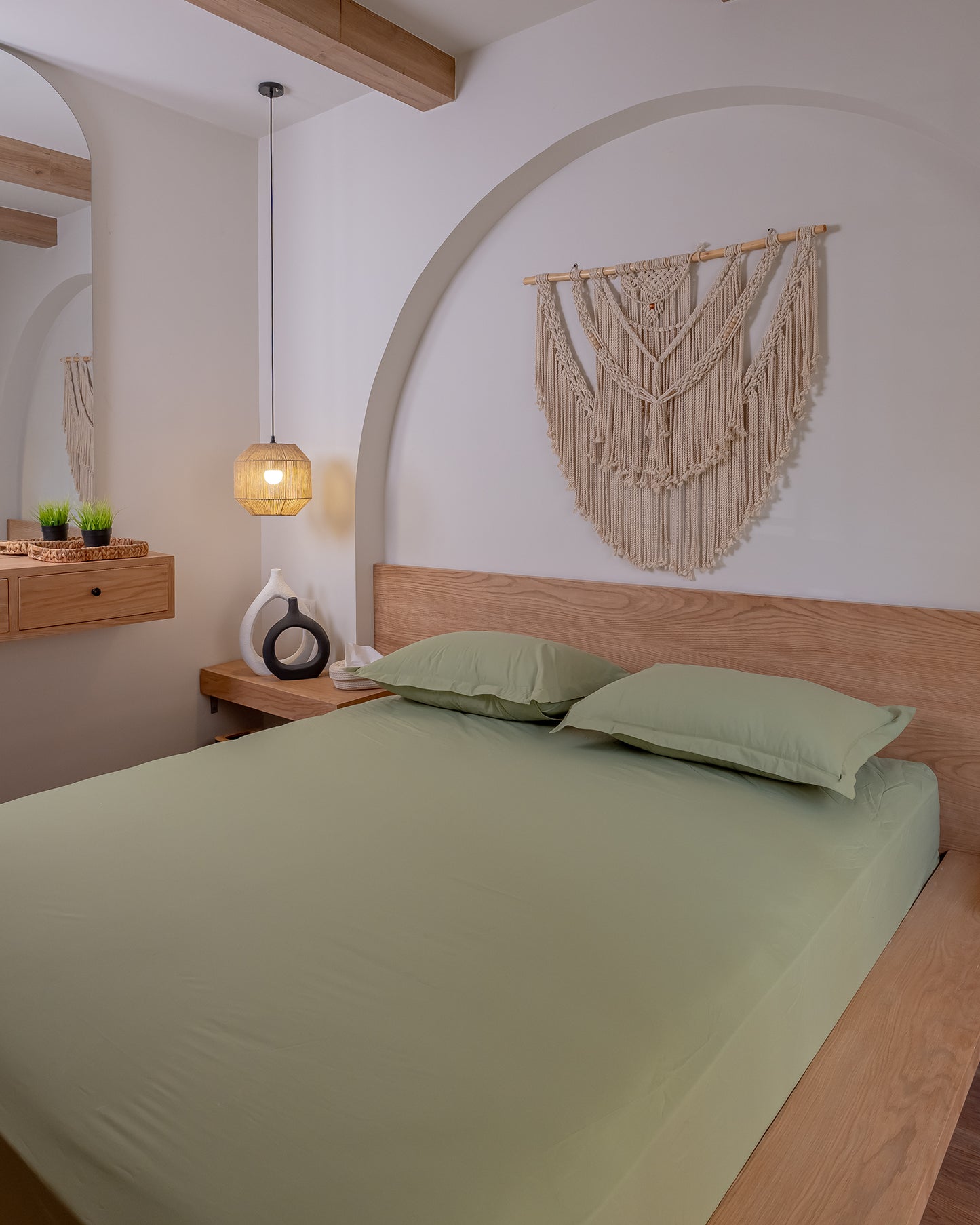 OLIVE cotton bedsheet