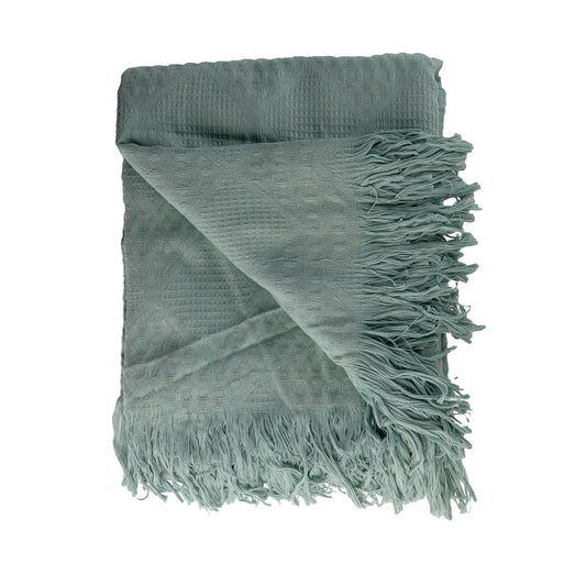 OLIVE Becca Cotton Throw Blanket