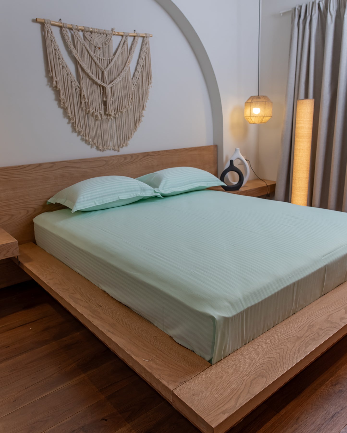 MINT stripe bedsheet