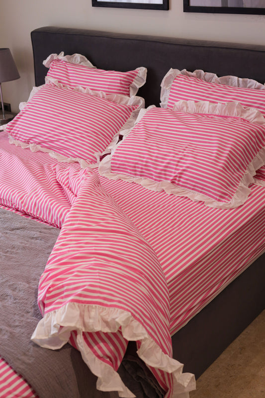 CANDY RUFFLES cotton duvet cover