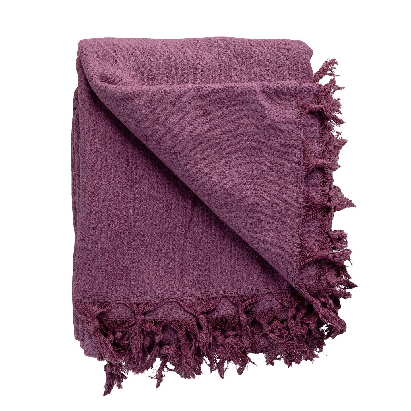 MAUVE Turkish Cotton Throw Blanket
