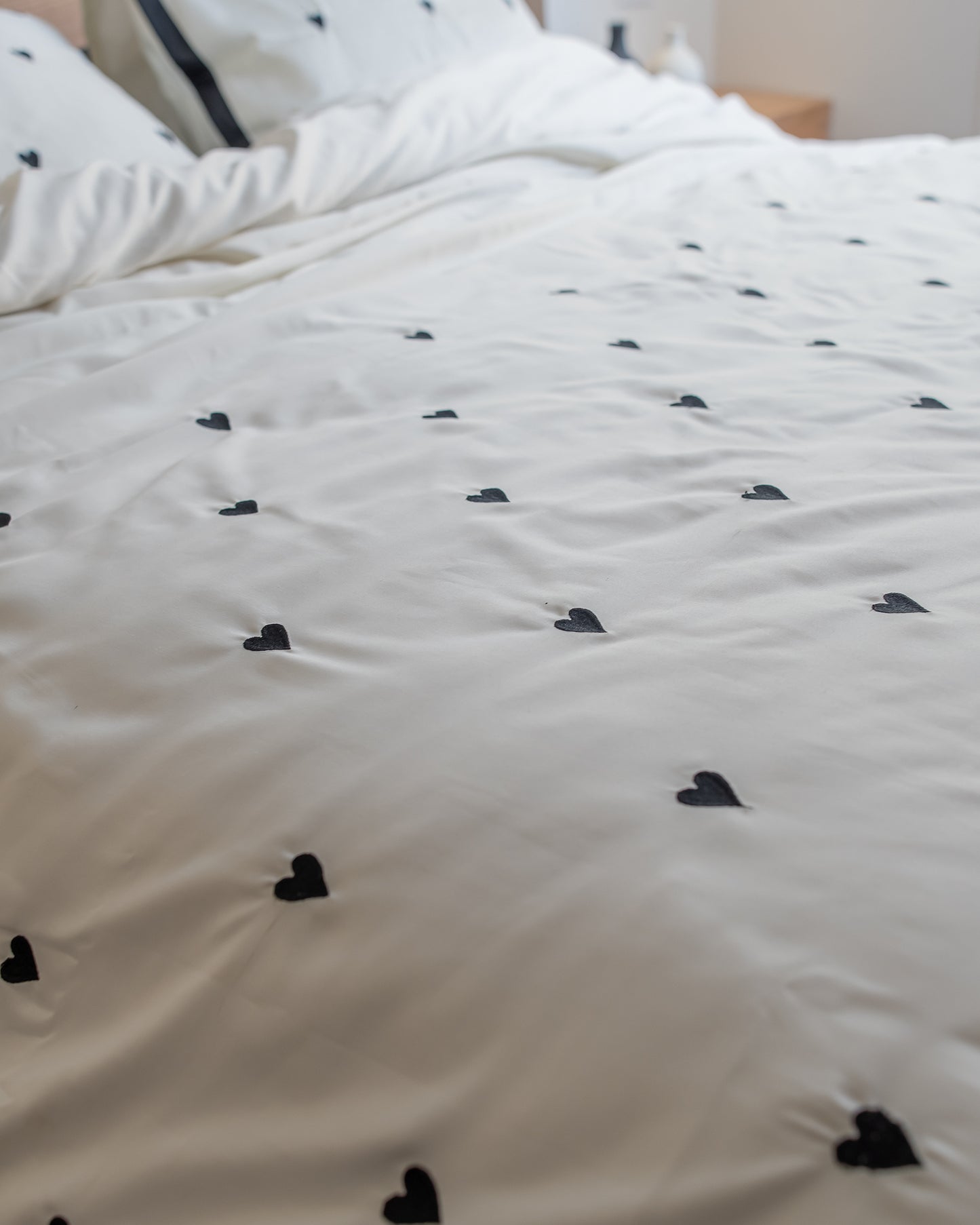 STAY IN BED silky cotton duvet cover