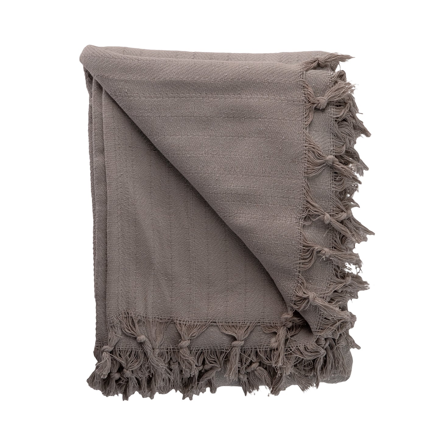 GREY Turkish Cotton Throw Blanket