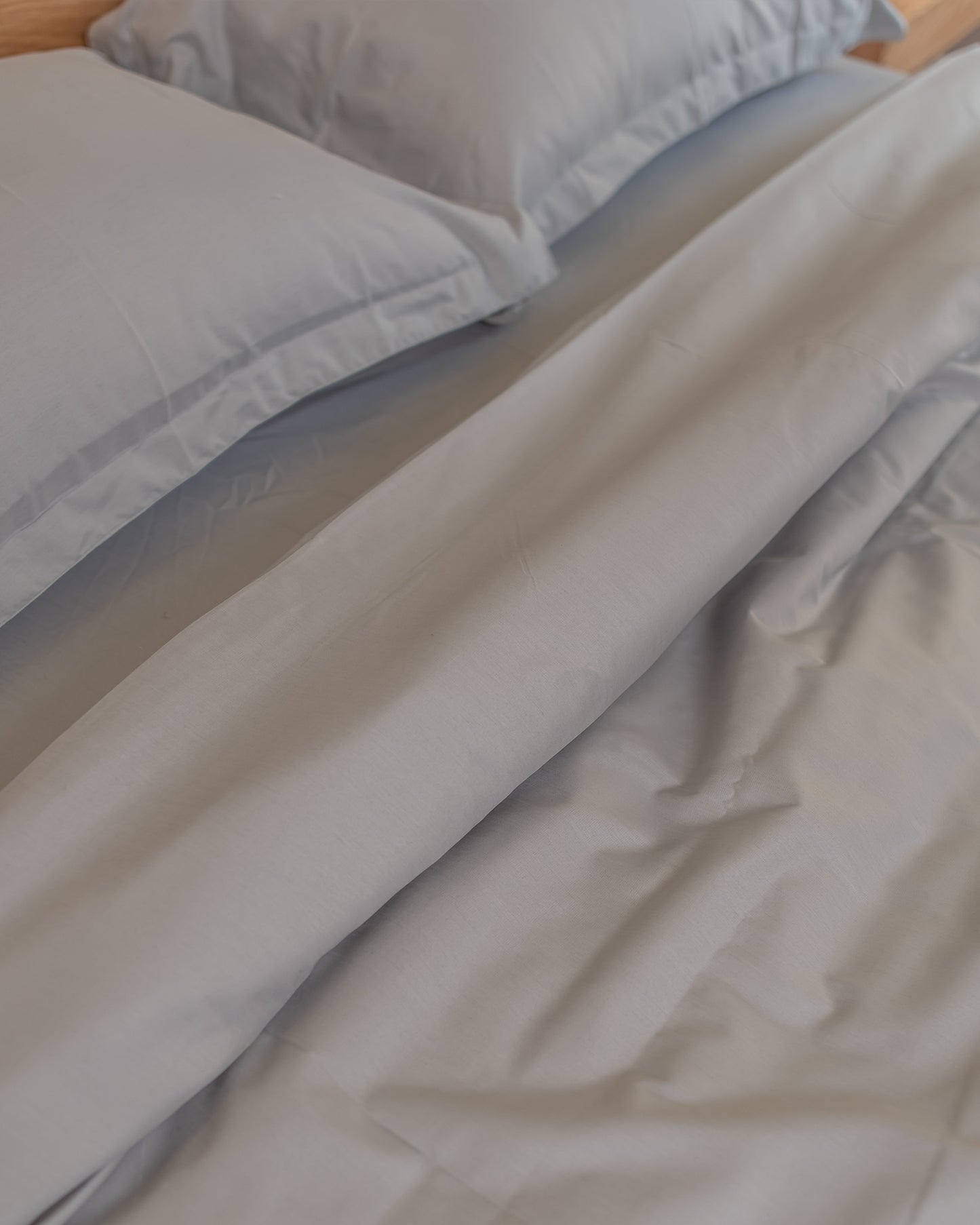 CLOUD GREY cotton duvet cover