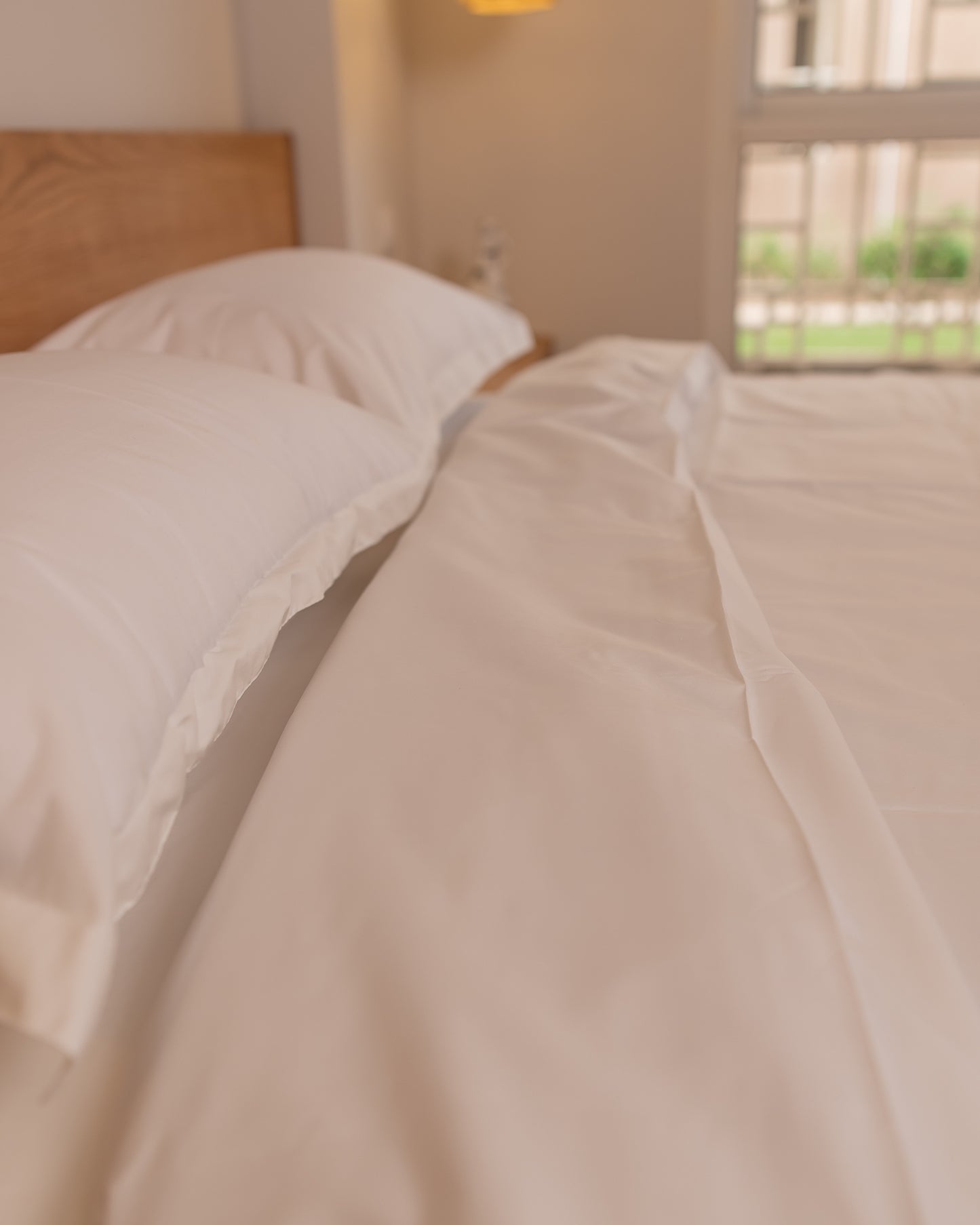 OFFWHITE cotton duvet cover