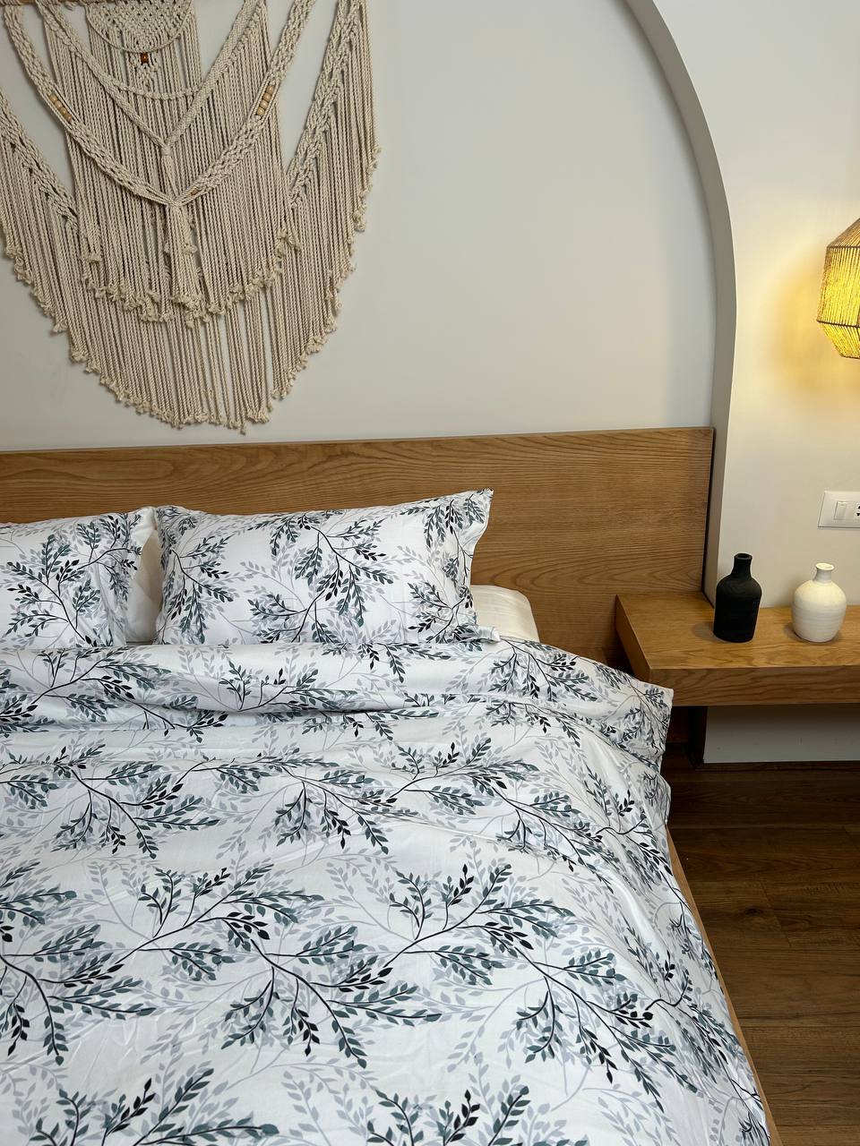WILLOW WHISPER cotton duvet cover