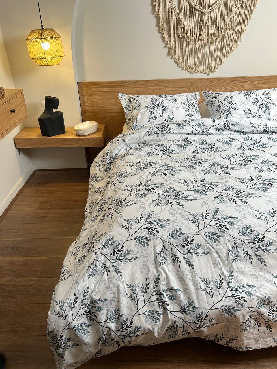WILLOW WHISPER cotton duvet cover