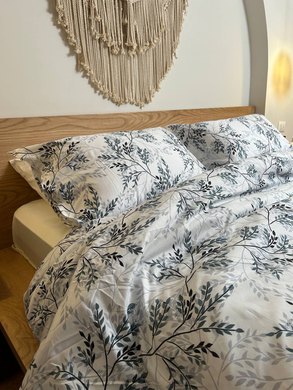 WILLOW WHISPER cotton duvet cover
