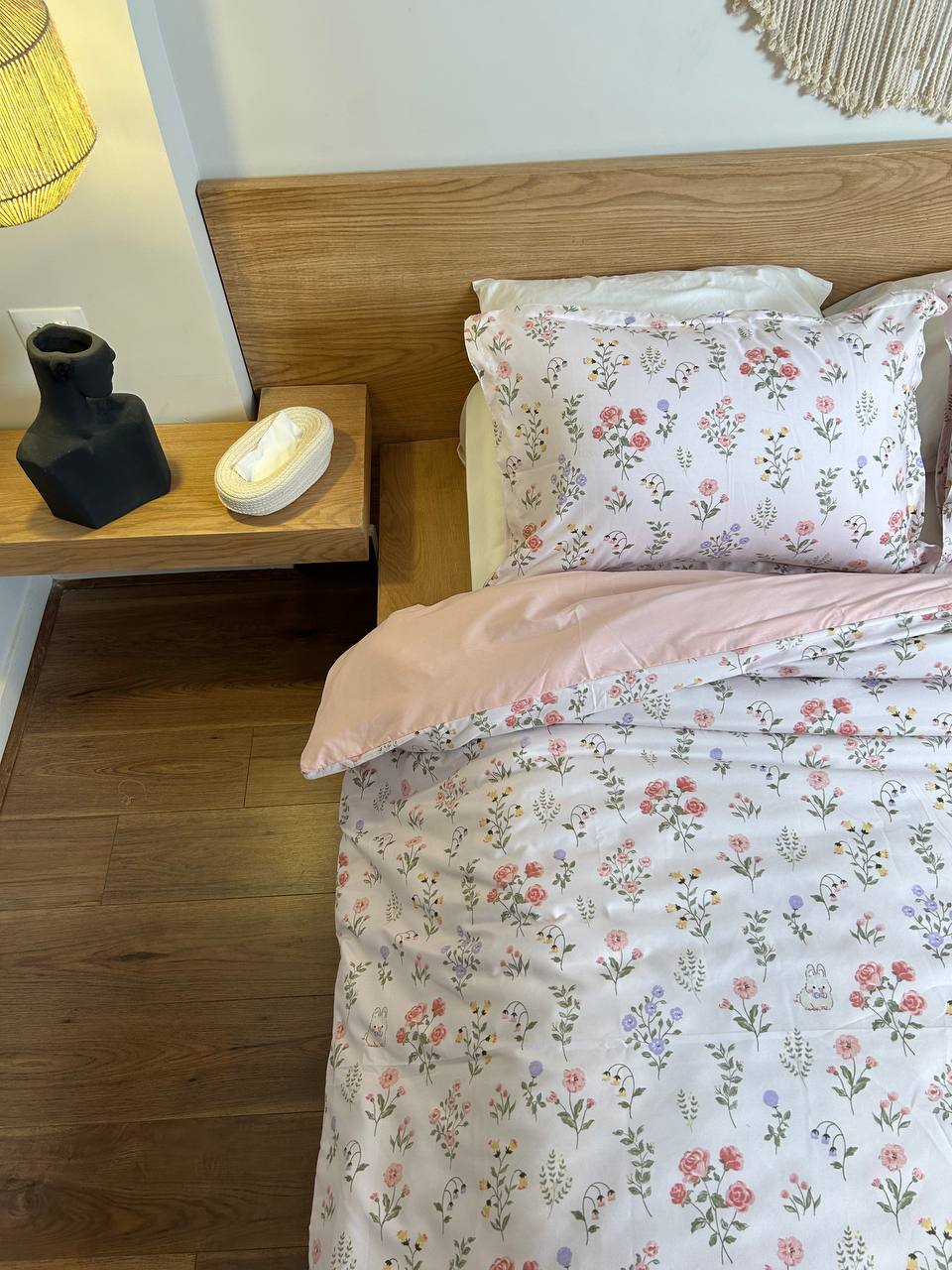 STRAWBERRY BLOOM cotton duvet cover