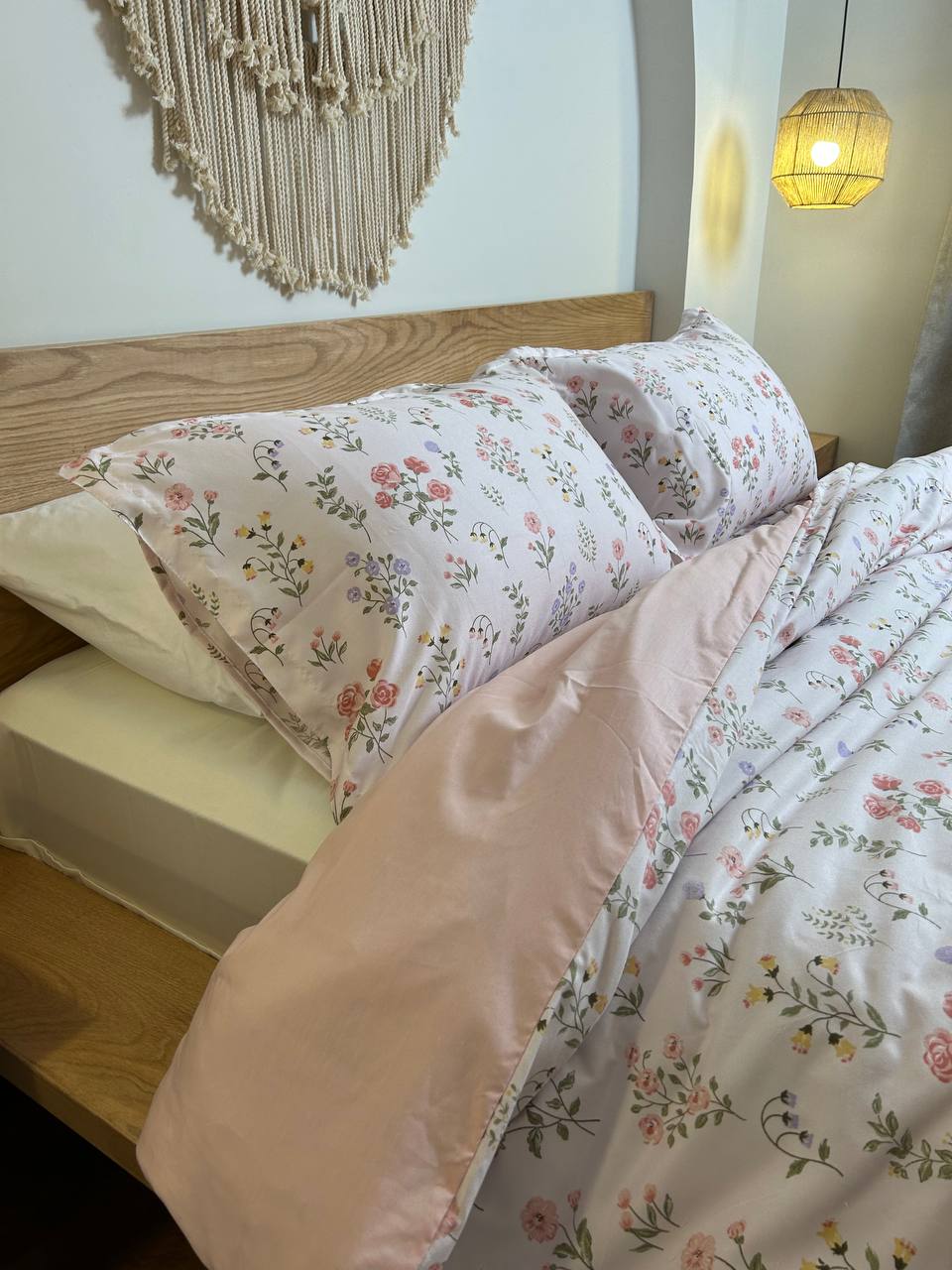 STRAWBERRY BLOOM cotton duvet cover
