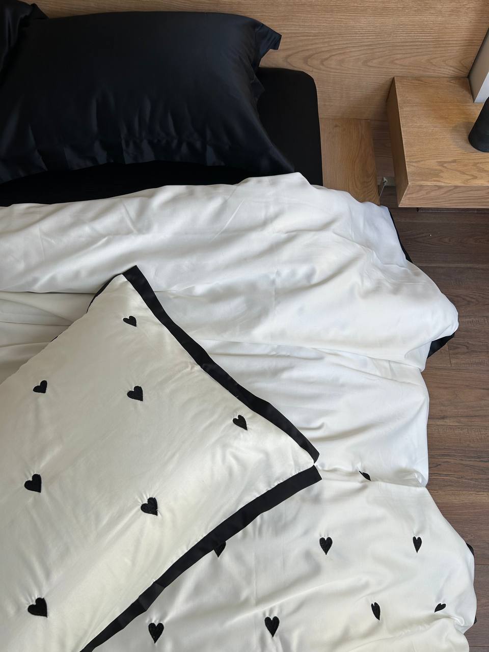 STAY IN BED silky cotton duvet cover