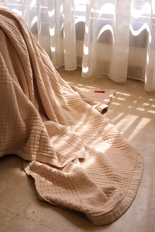 SANDY ELITE Washed Cotton Throw Blanket