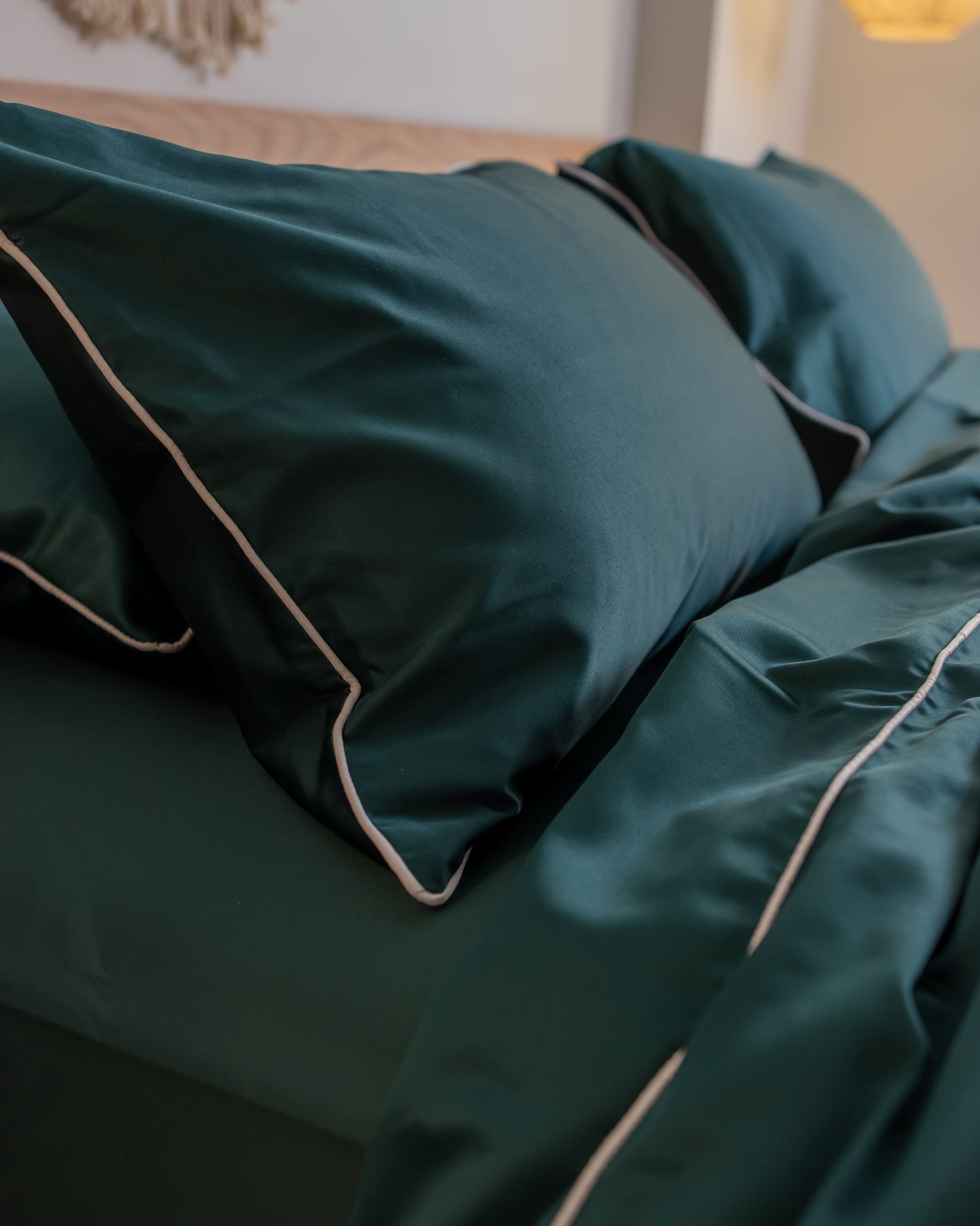 EMERALD silky cotton duvet cover