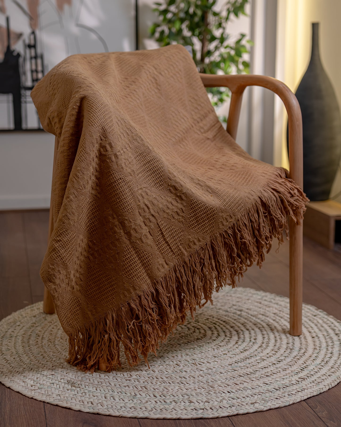 BISCUIT Becca Cotton Throw Blanket