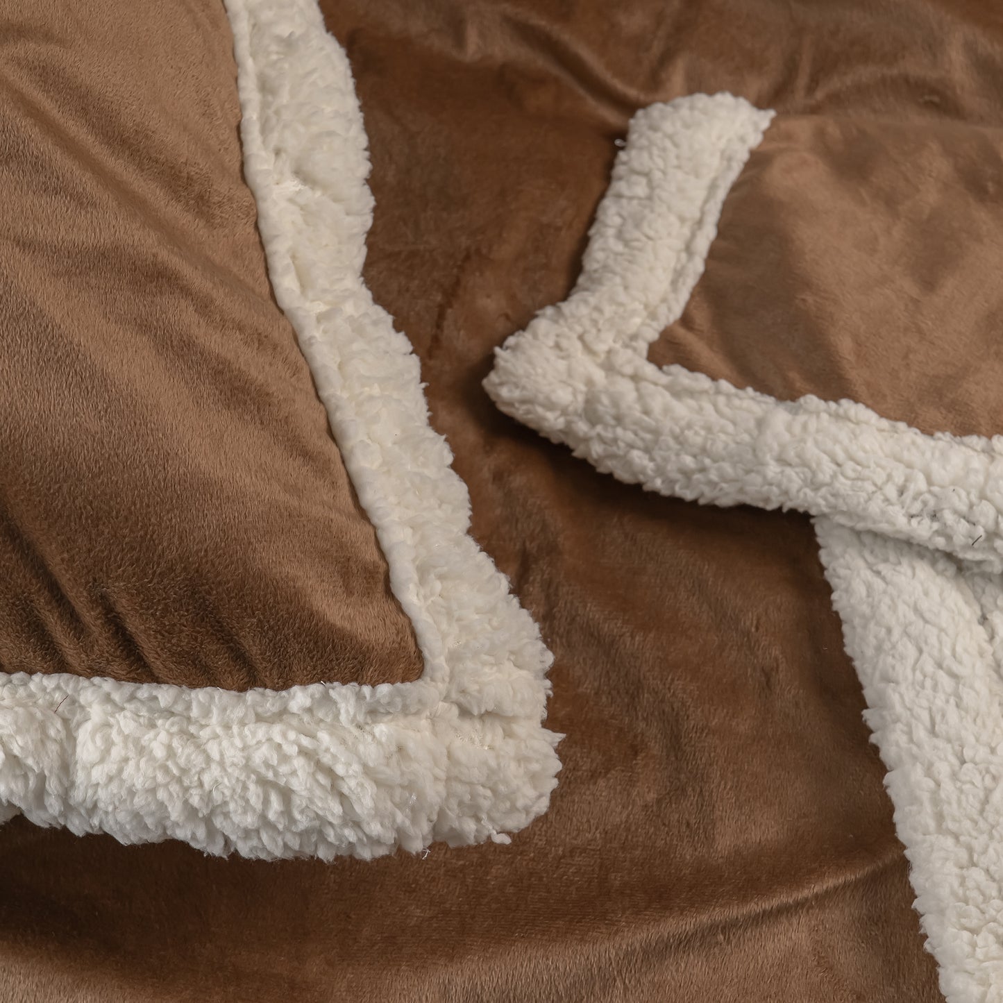 BISCUIT Velvet Lamb Wool Blanket