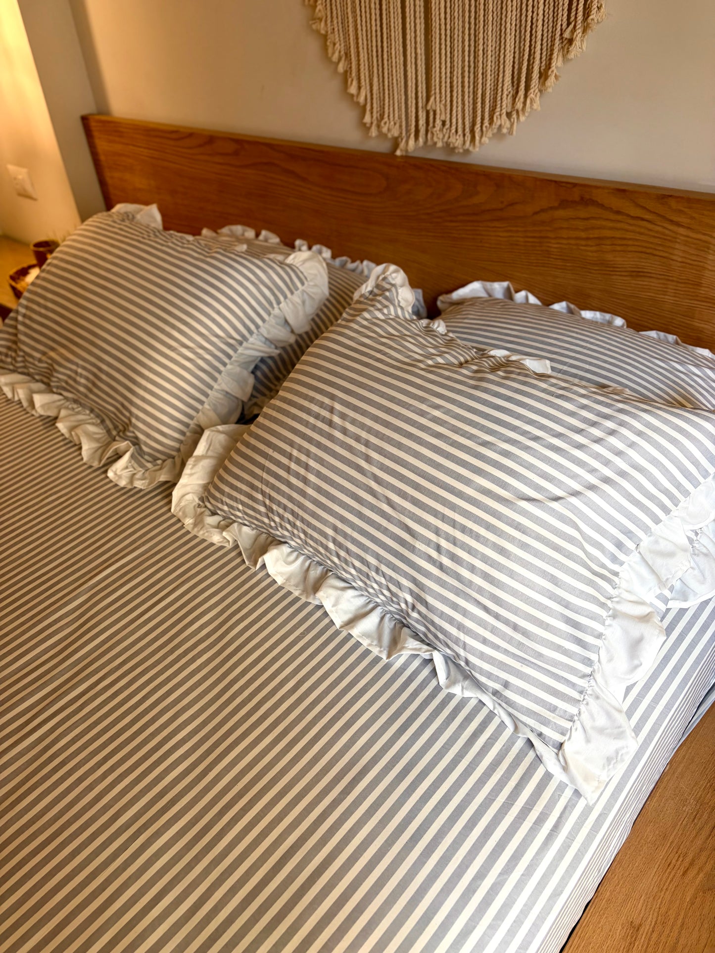 CLOUD RUFFLES cotton bedsheet