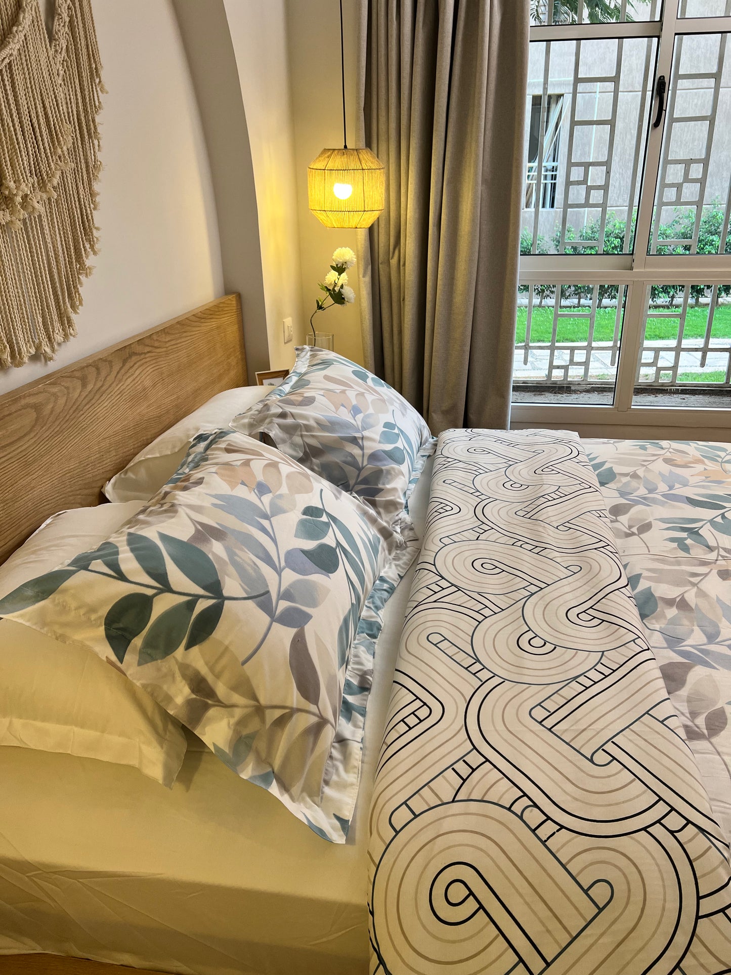 BLUE HAVEN cotton duvet cover