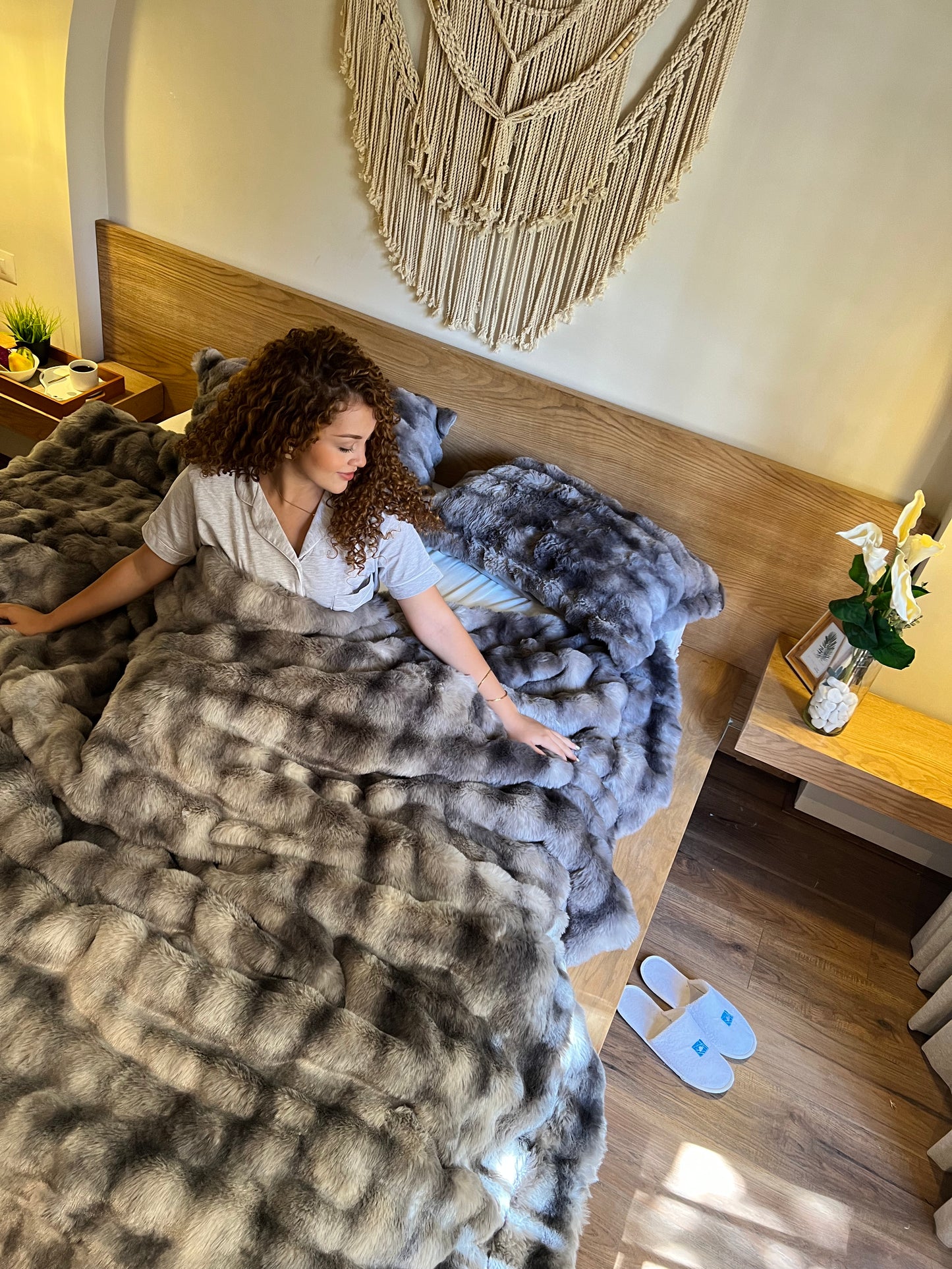 CLOUD Bubbles Fur Duvet