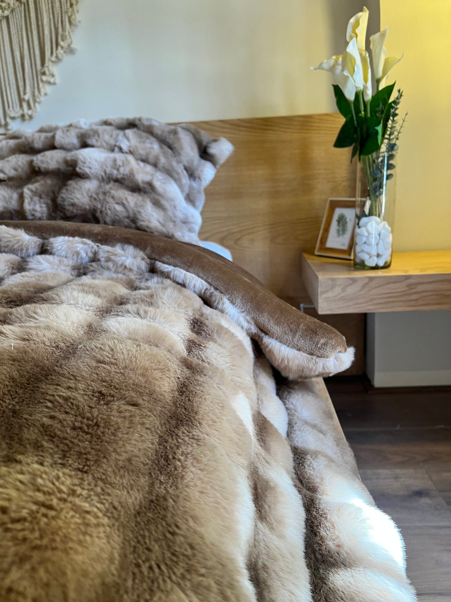 TEDDY Bubbles Fur Duvet