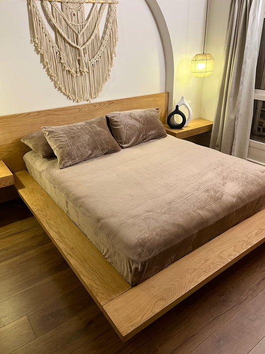 SAND Plain Flannel Bedsheet