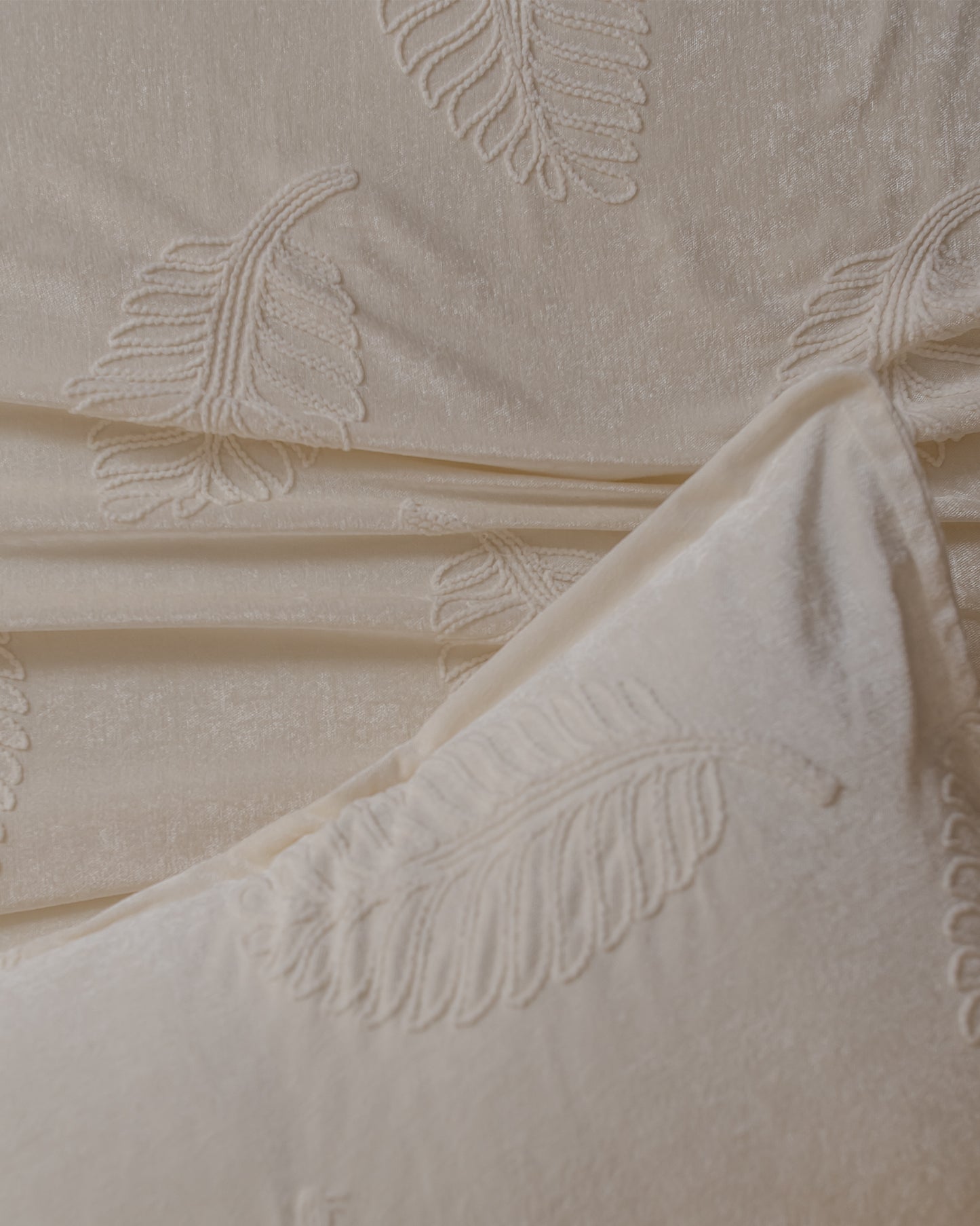 BOHO PALM chenille bridal set