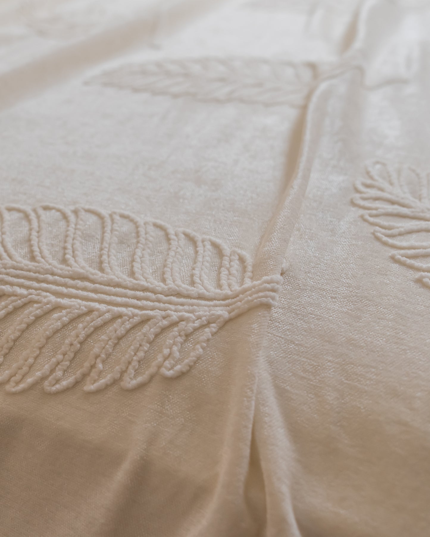 BOHO PALM chenille bridal set