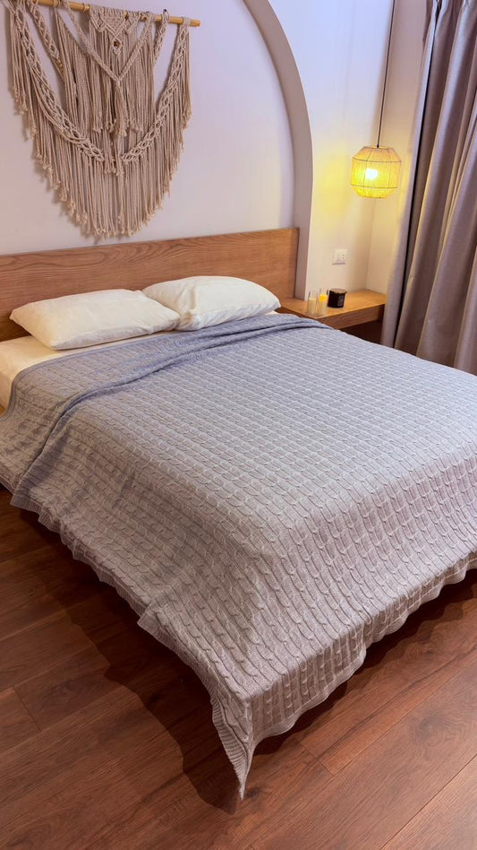 CLOUD Knitted Cotton Throw Blanket