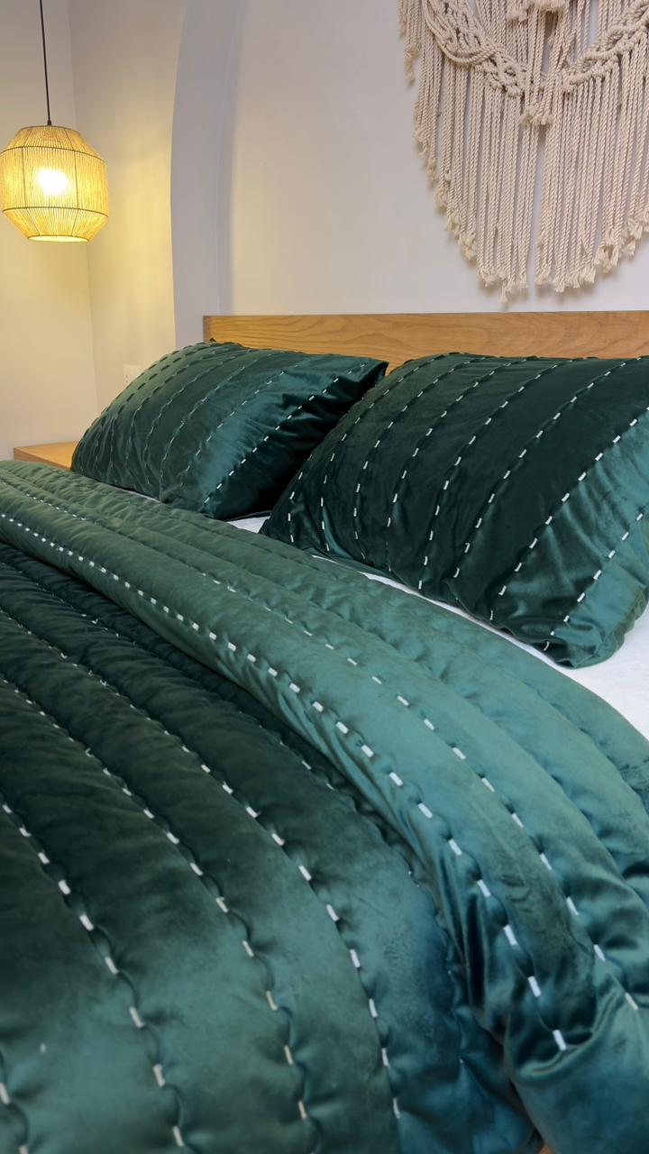 DASH Embroidered Velvet Duvet