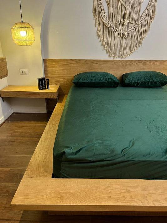 FOREST Plain Velvet Bedsheet