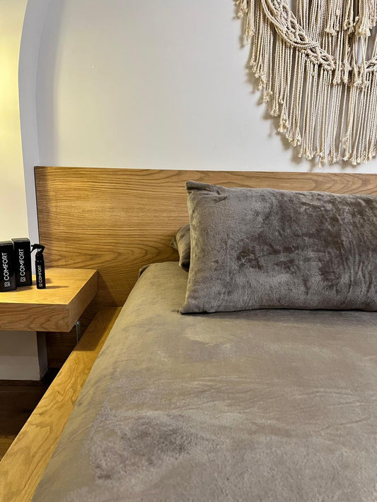 CAFE Plain Flannel Bedsheet