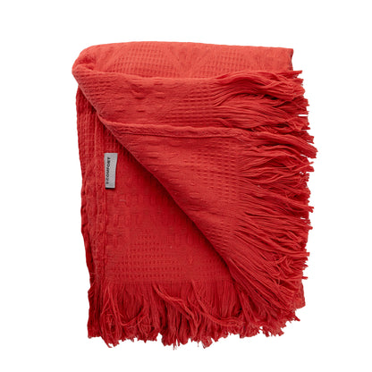 WATERMELON Becca Cotton Throw Blanket