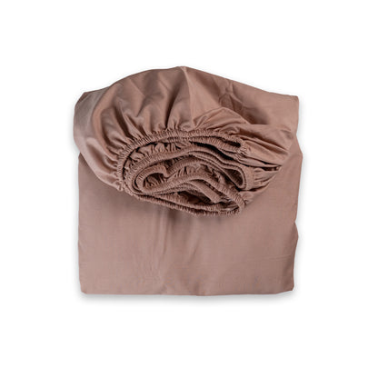 ROSY BROWN cotton bedsheet