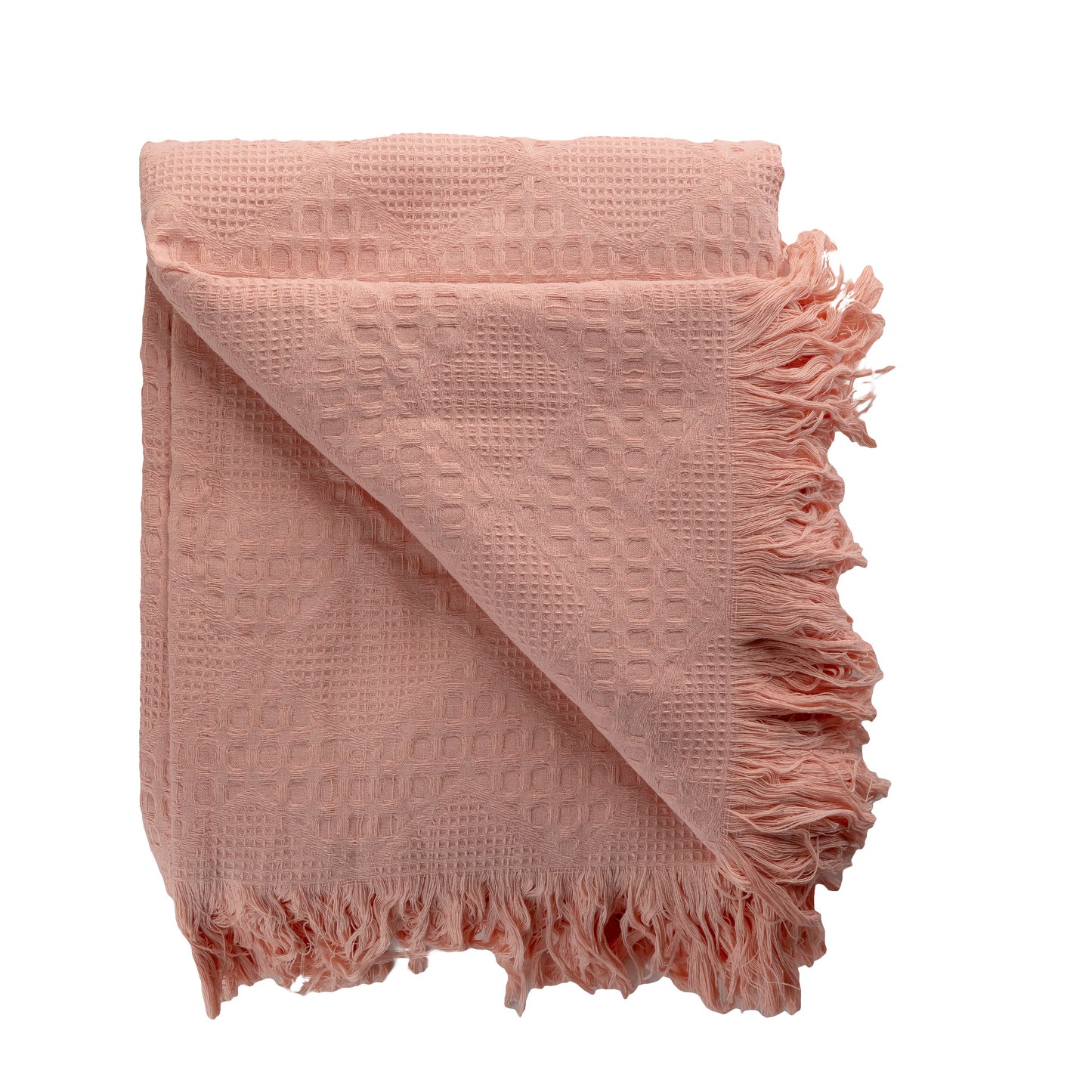 SOFT CASHMERE Becca Cotton Throw Blanket