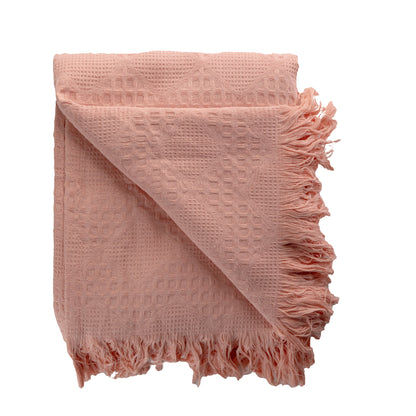 SOFT CASHMERE Becca Cotton Throw Blanket