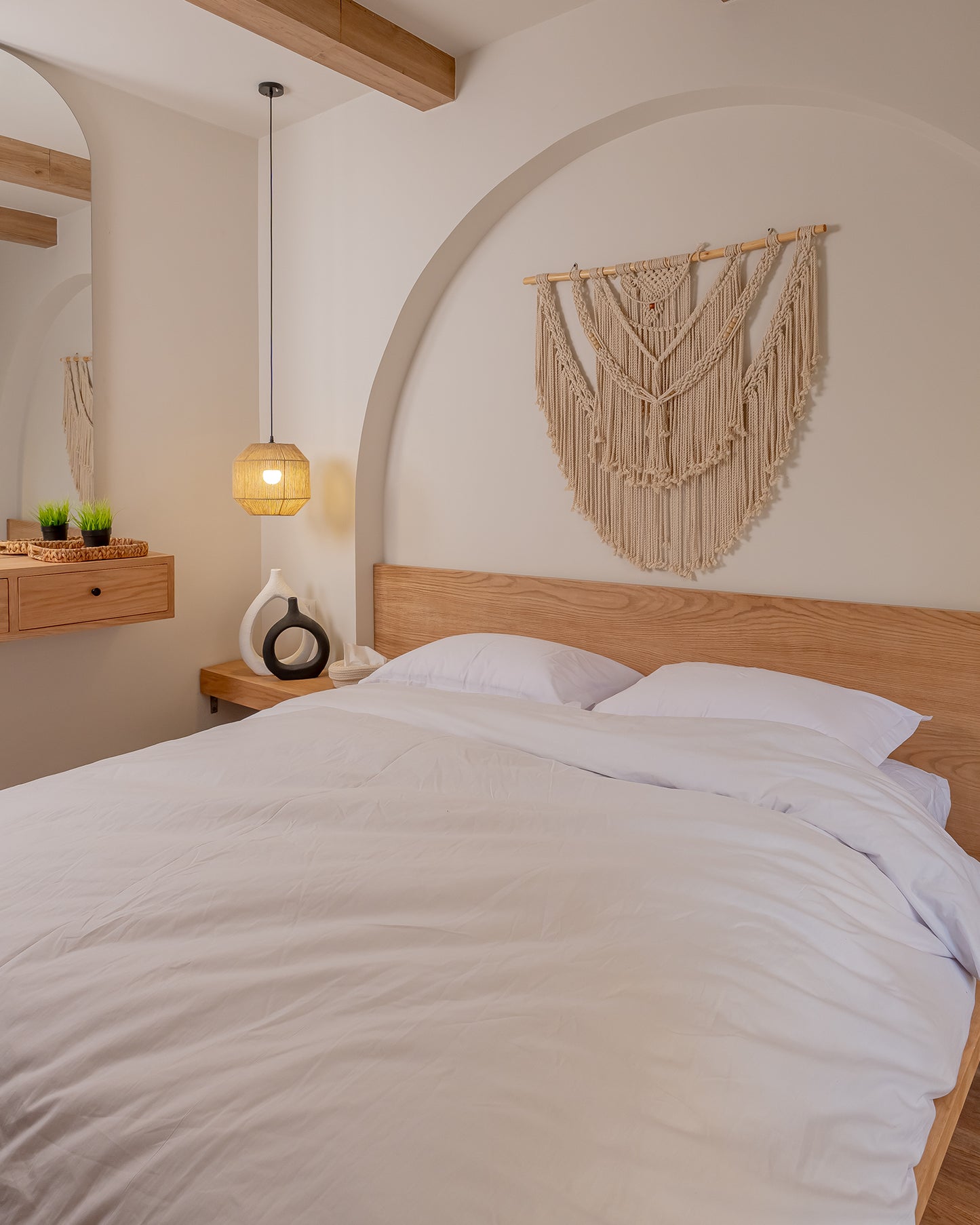 WHITE cotton duvet cover