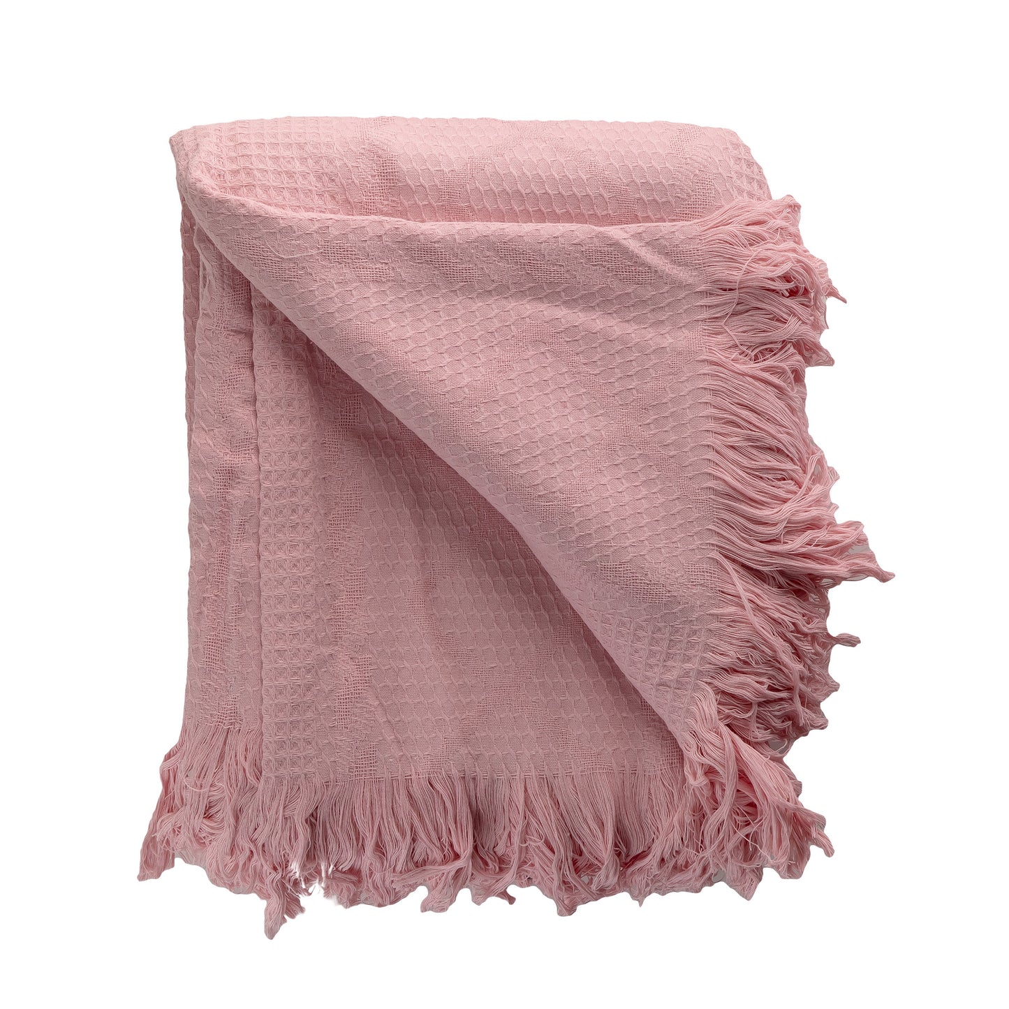 PINK Becca Cotton Throw Blanket