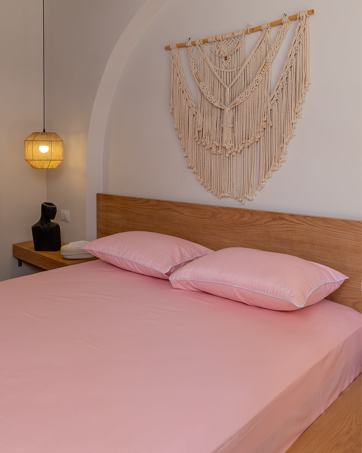 MARSHMELLO cordon silky cotton bedsheet