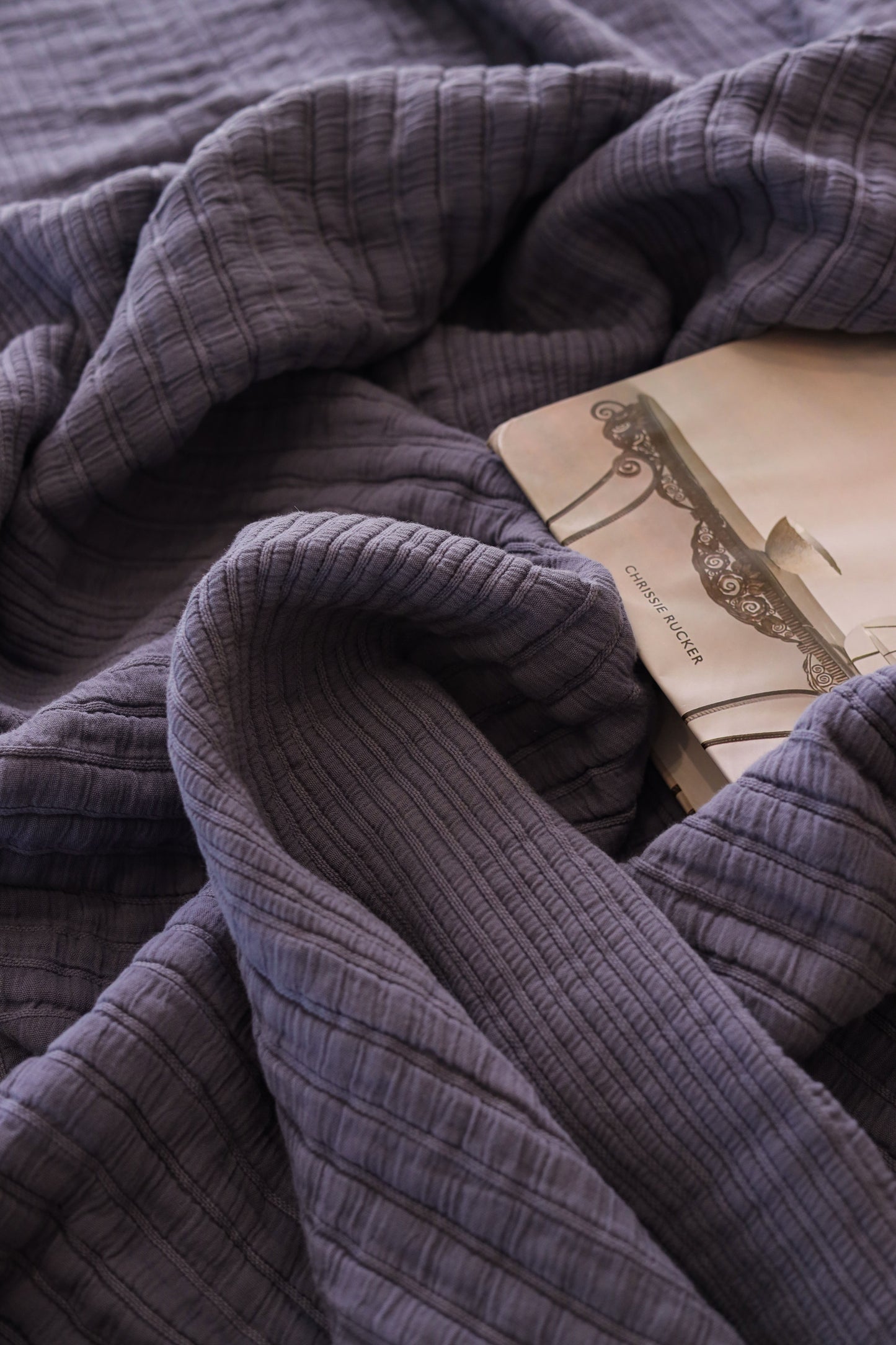 STORMY ELITE Washed Cotton Throw Blanket