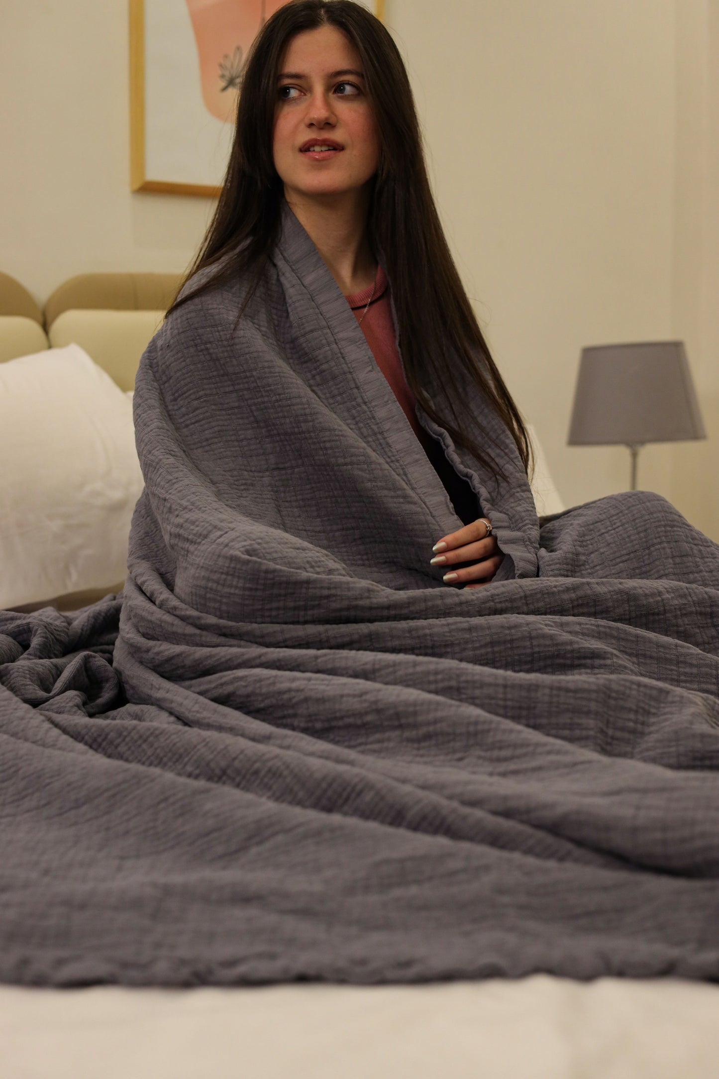ELITE Washed Cotton Throw Blanket