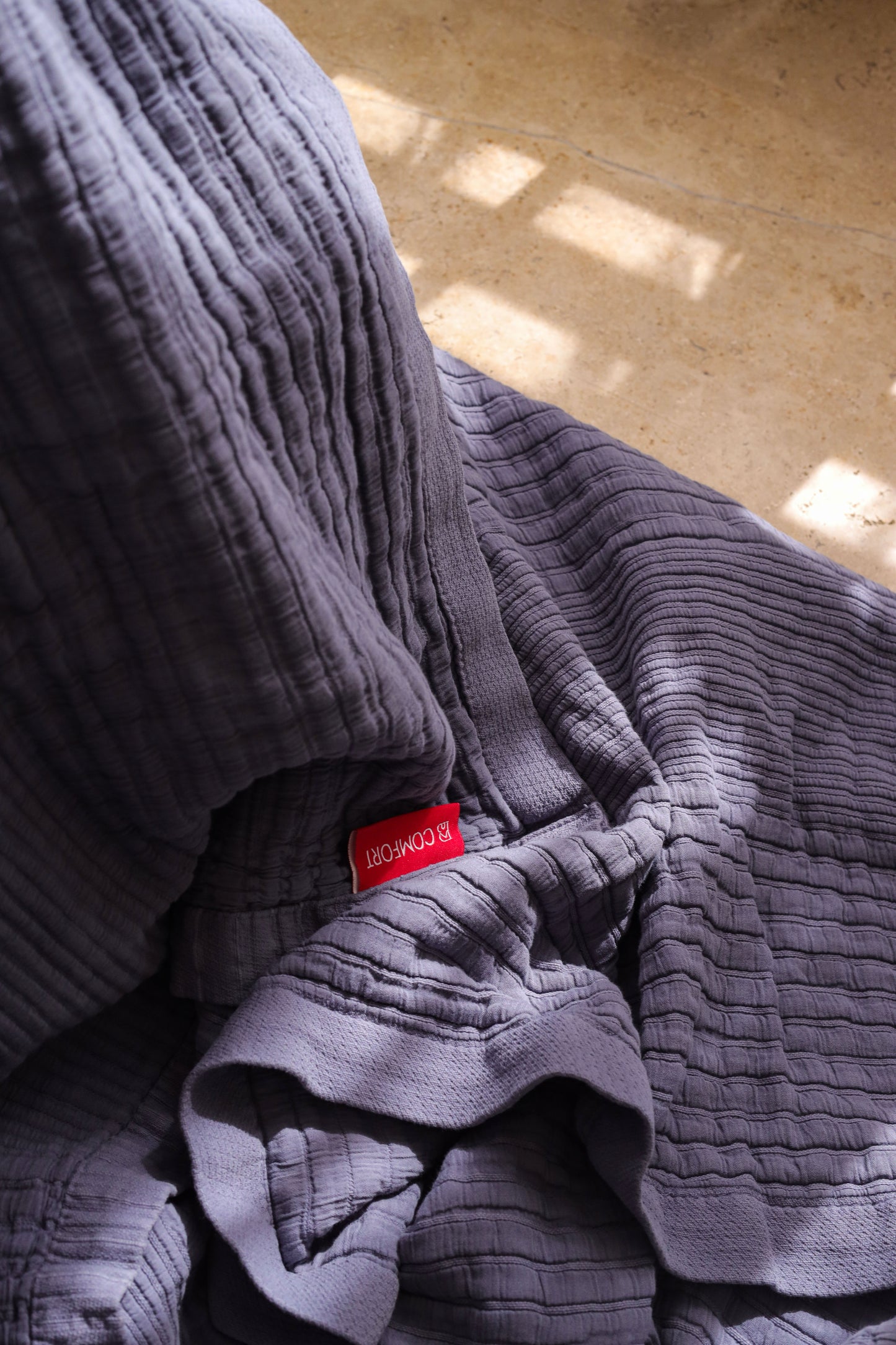 STORMY ELITE Washed Cotton Throw Blanket