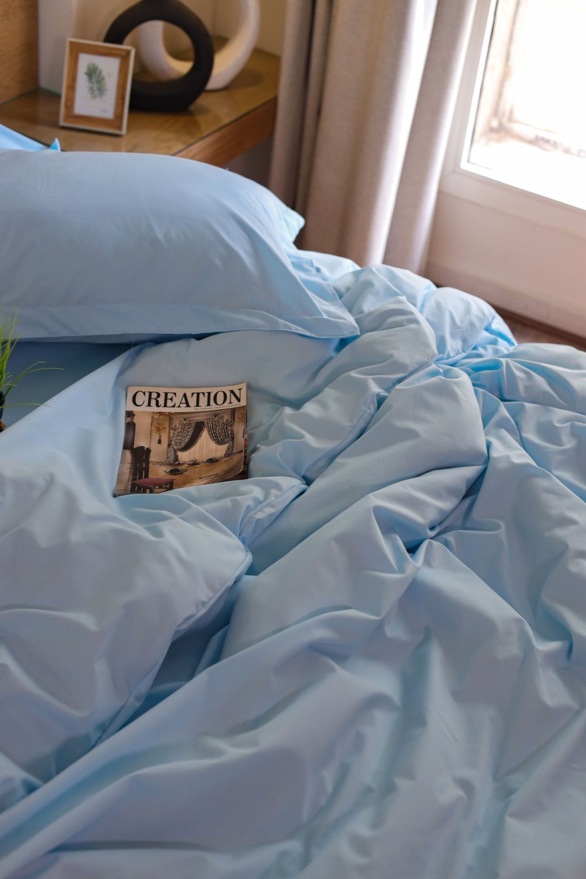 AQUA Premium Cotton Duvet Cover