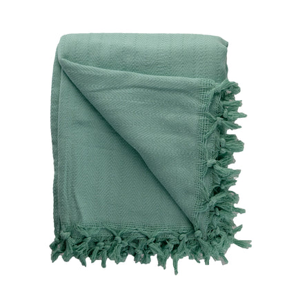 MINT Turkish Cotton Throw Blanket
