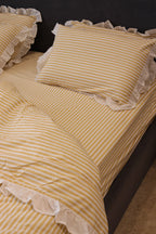 BANANA RUFFLES cotton duvet cover