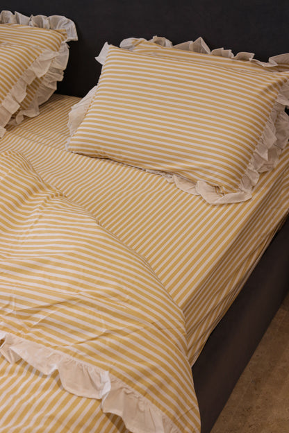 BANANA RUFFLES cotton duvet cover