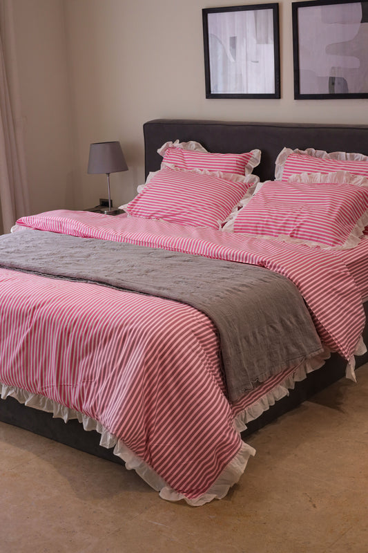 CANDY RUFFLES cotton duvet cover