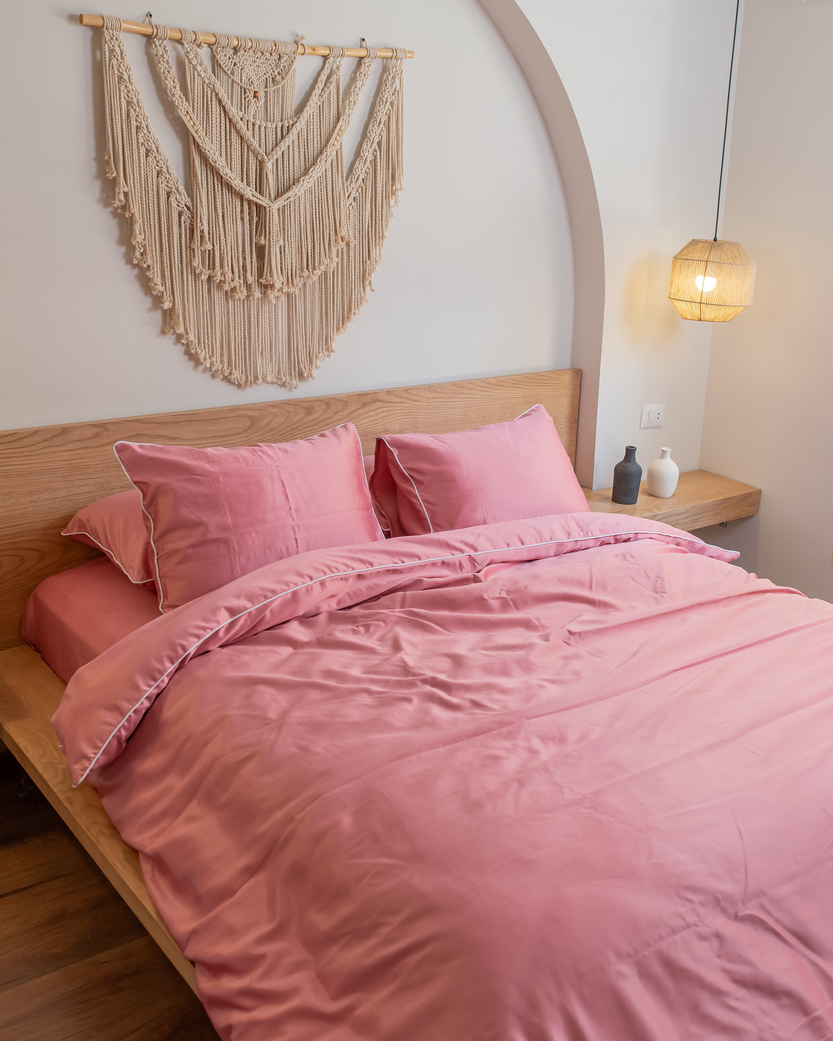WATERMELON silky cotton duvet cover