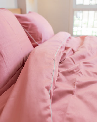 WATERMELON silky cotton duvet cover