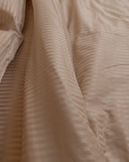 WARM BEIGE stripe duvet cover