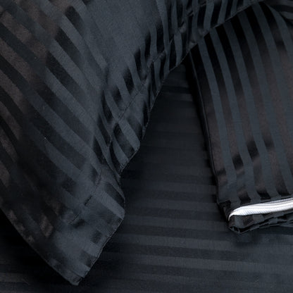 BLACK stripe duvet cover