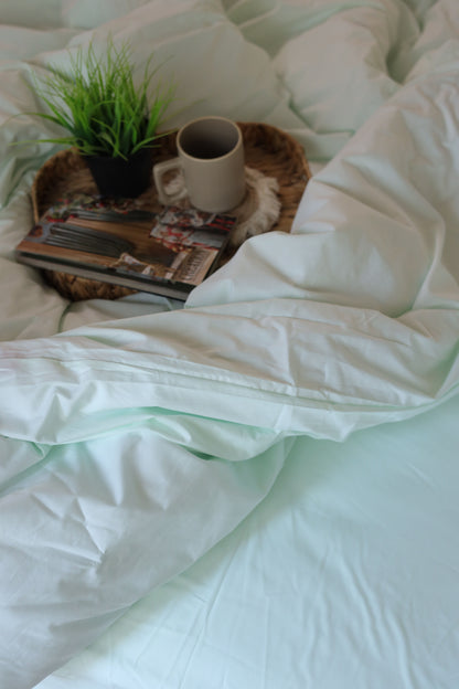 SEAFOAM Premium Cotton Duvet Cover